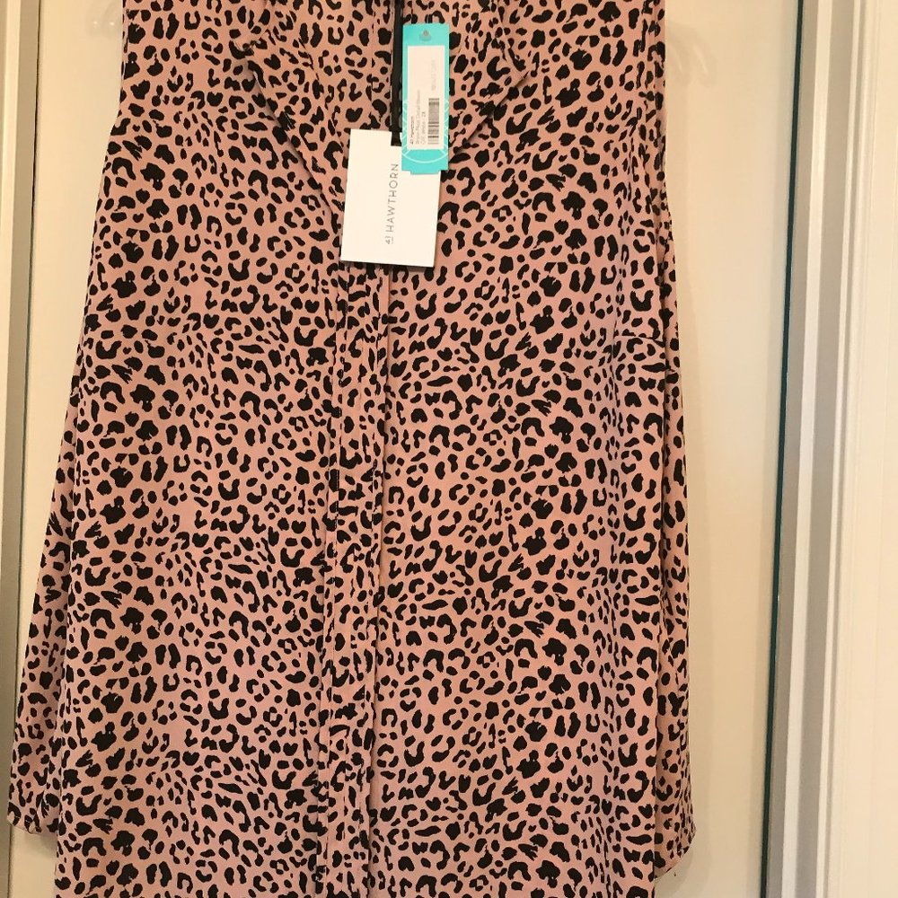 41 Hawthorn-Bryse Pleat Detail Blouse, Size 2X, Off-White